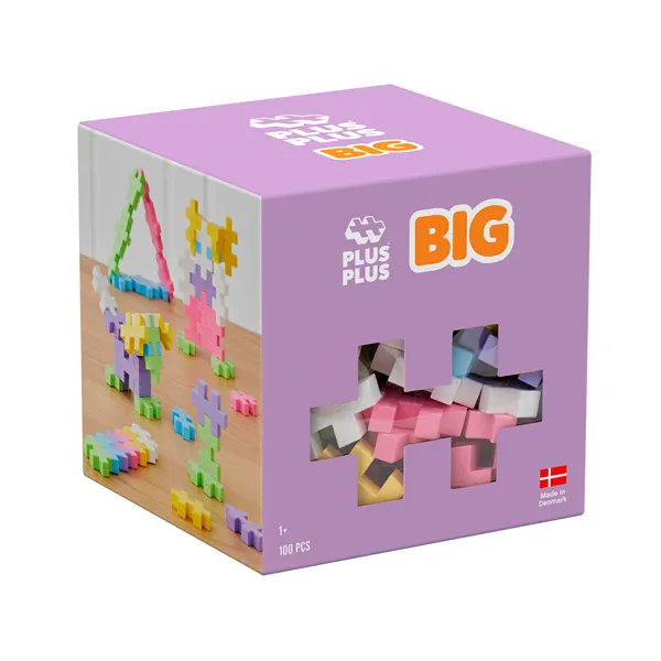 Plus-Plus Big Pastel : jeu de construction, éducatif, pour les petits