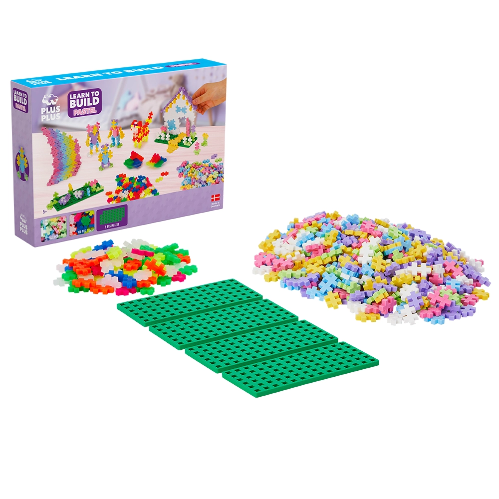 Plus Plus 100 pièces Big Néon - Jeux de construction