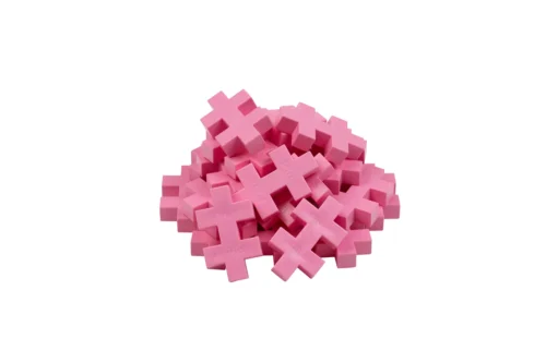 Recharge 25 pièces BIG Rose pastel