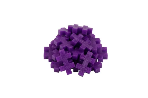 Recharge 25 pièces BIG Violet pailleté