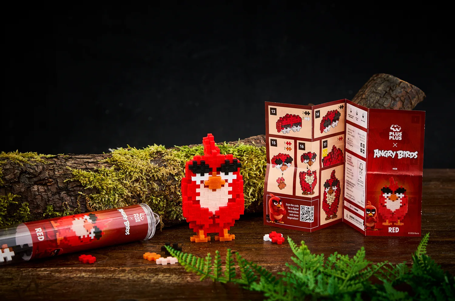 Tube Angry Birds - Red - 110 Pcs – Image 3